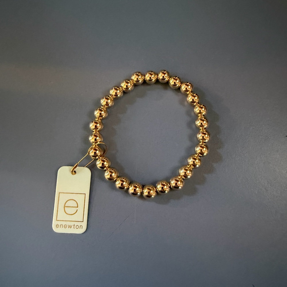 eNewton Elegant Gold Beaded Bracelet